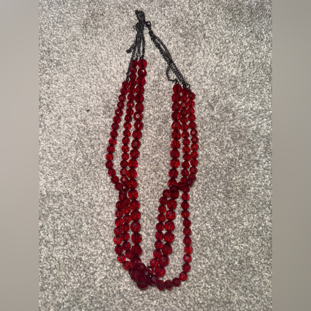 Red necklace